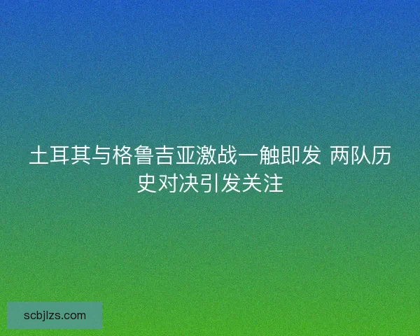 土耳其与格鲁吉亚激战一触即发 两队历史对决引发关注 土耳其与格鲁吉亚激战一触即发 两队历史对决引发关注